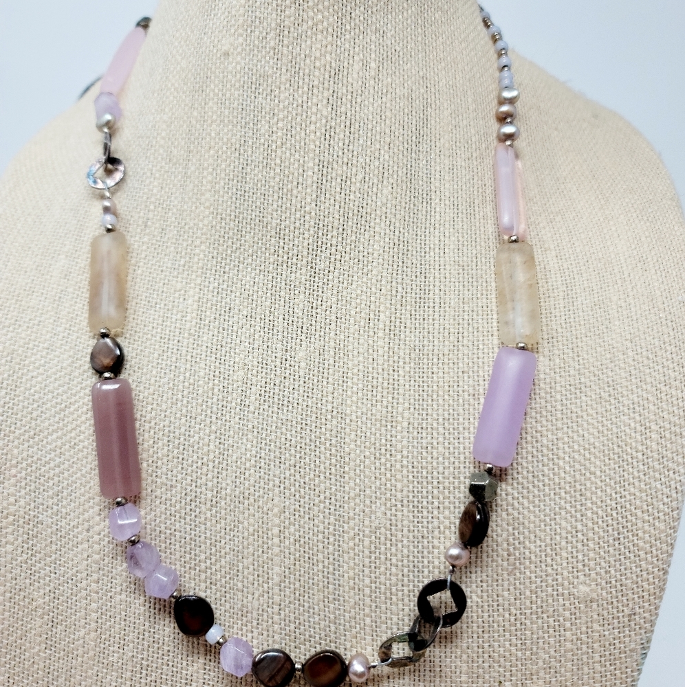 Silpada Multi stone necklace.